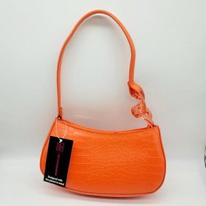 Women's Handbag Shoulder Bag Shiny Orange